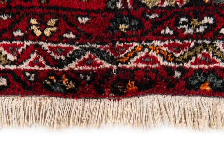 4' 1 x 6' 5 Hand Knotted Anatolian Oriental Wool Rug