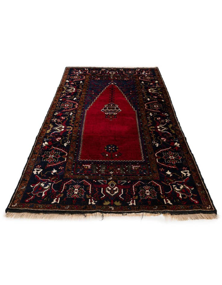 Detail image of 4' 2 x 7' 3  Hand Knotted Anatolian Wool Rug