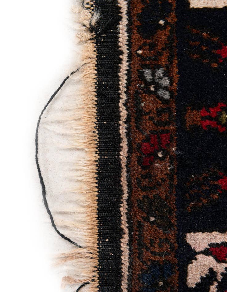 Detail image of 4' 2 x 7' 3  Hand Knotted Anatolian Wool Rug