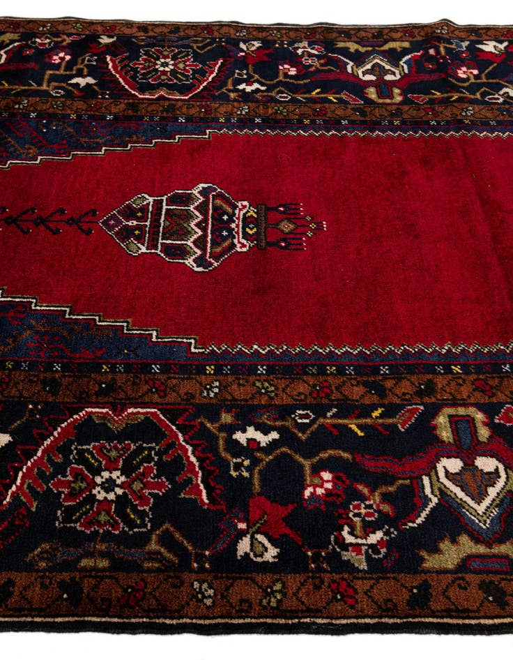 Detail image of 4' 2 x 7' 3  Hand Knotted Anatolian Wool Rug