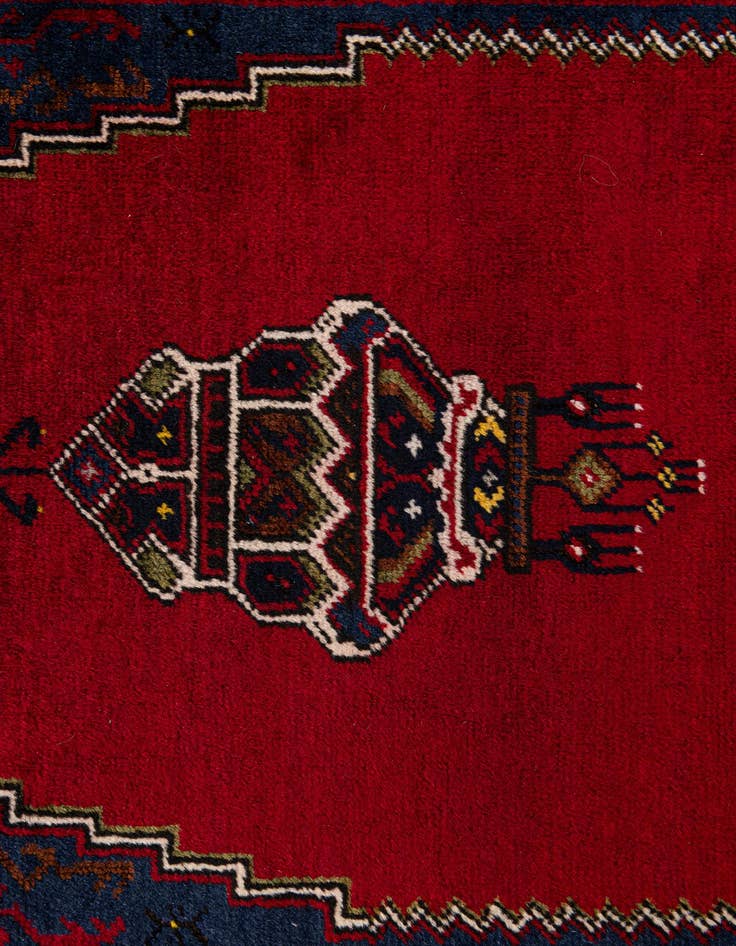 Detail image of 4' 2 x 7' 3  Hand Knotted Anatolian Wool Rug