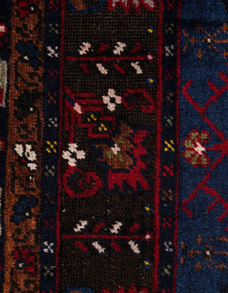Detail image of 4' 2 x 7' 3  Hand Knotted Anatolian Wool Rug