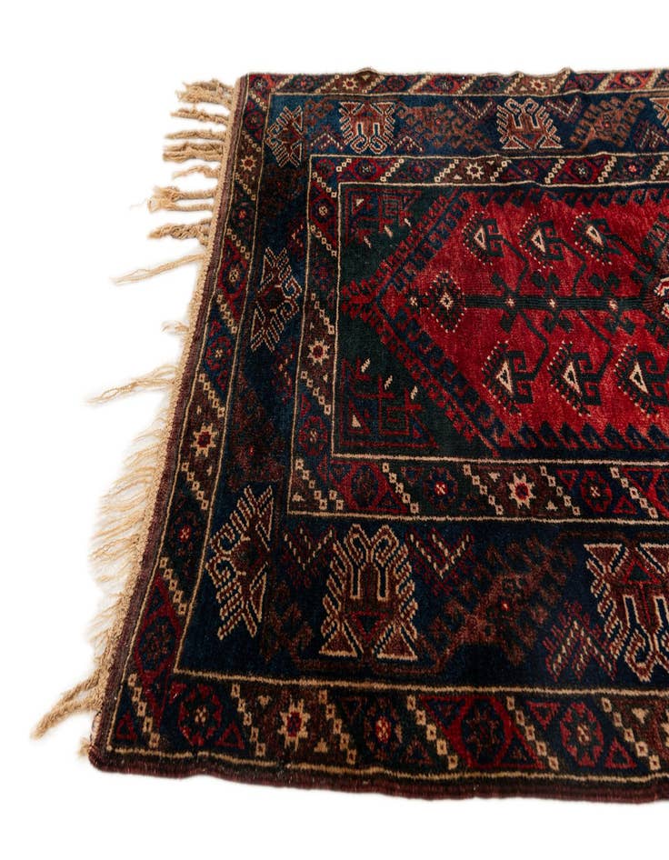 Detail image of 4' x 6' Hand Knotted Anatolian Wool Rug