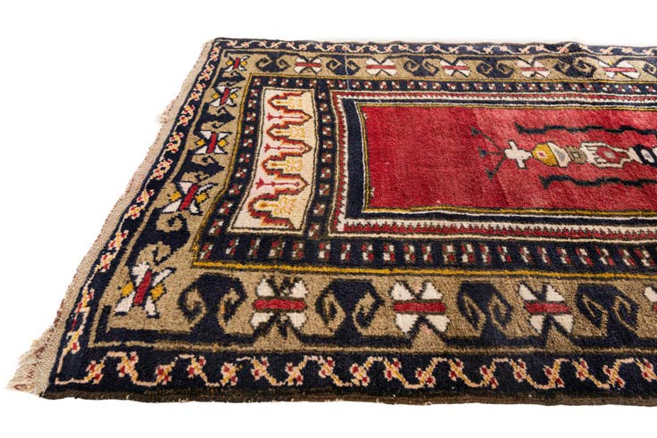 Detail image of 3' x 5' 2 Hand Knotted Anatolian Wool Rug