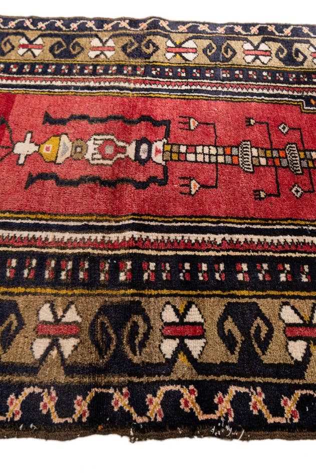 Detail image of 3' x 5' 2 Hand Knotted Anatolian Wool Rug