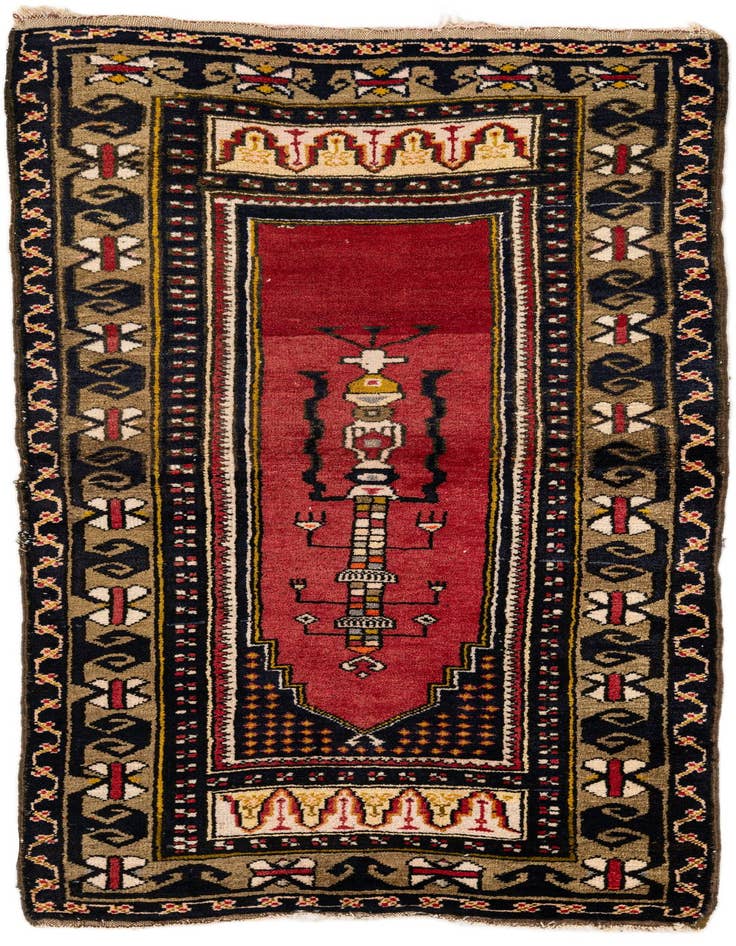 Detail image of 3' x 5' 2 Hand Knotted Anatolian Wool Rug