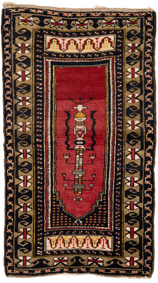 Detail image of 3' x 5' 2 Hand Knotted Anatolian Wool Rug