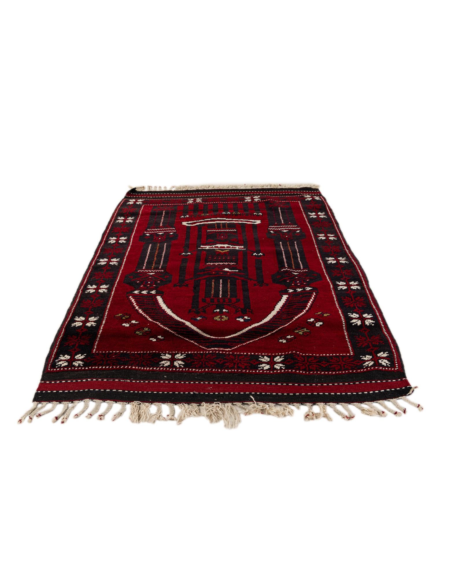 3' 1 x 4' 2 Hand Knotted Anatolian Wool Rug