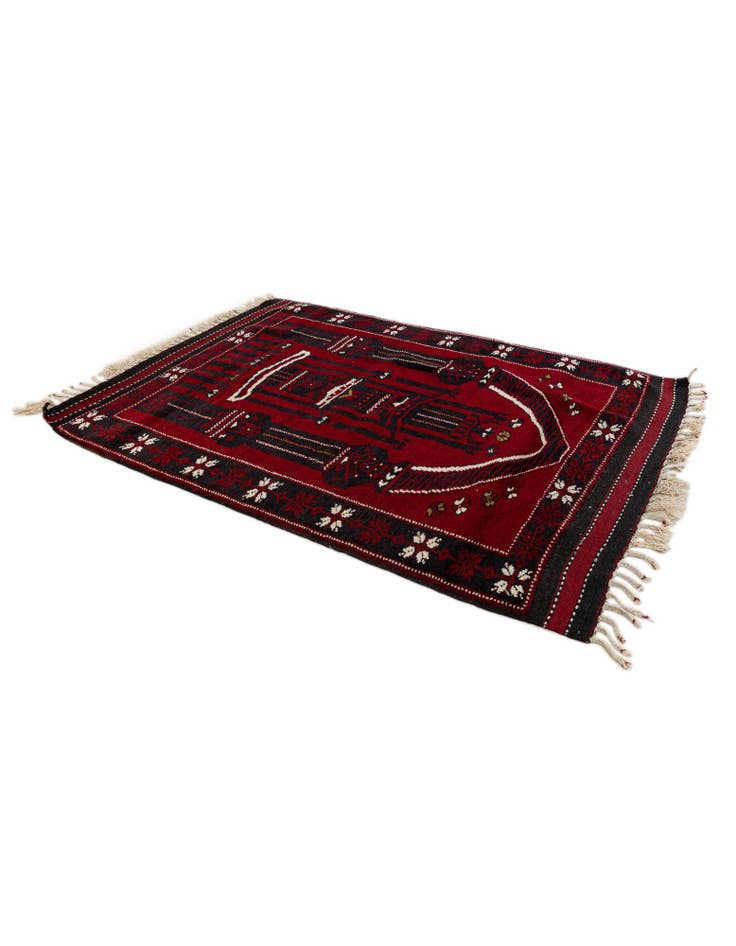Detail image of 3' 1 x 4' 2 Hand Knotted Anatolian Wool Rug