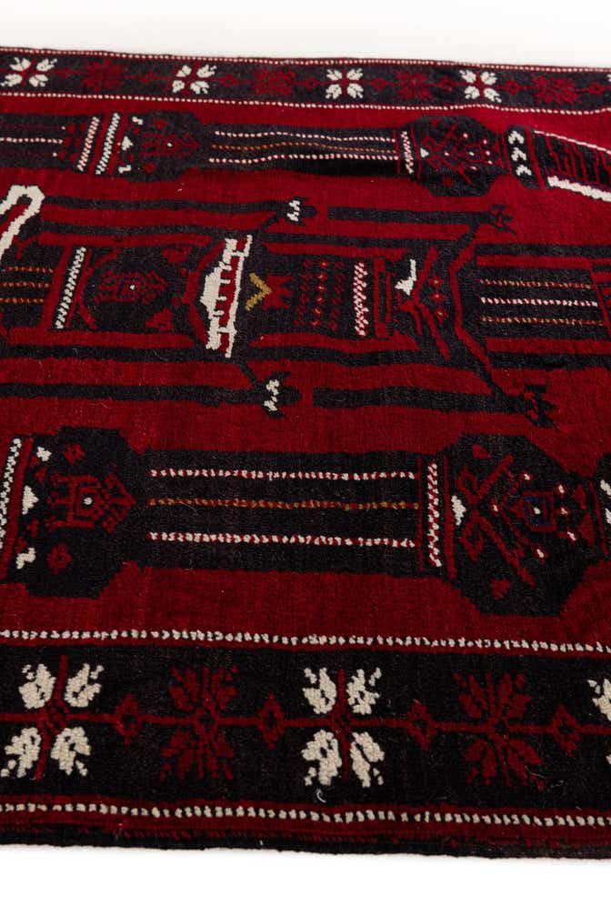3' 1 x 4' 2 Hand Knotted Anatolian Wool Rug