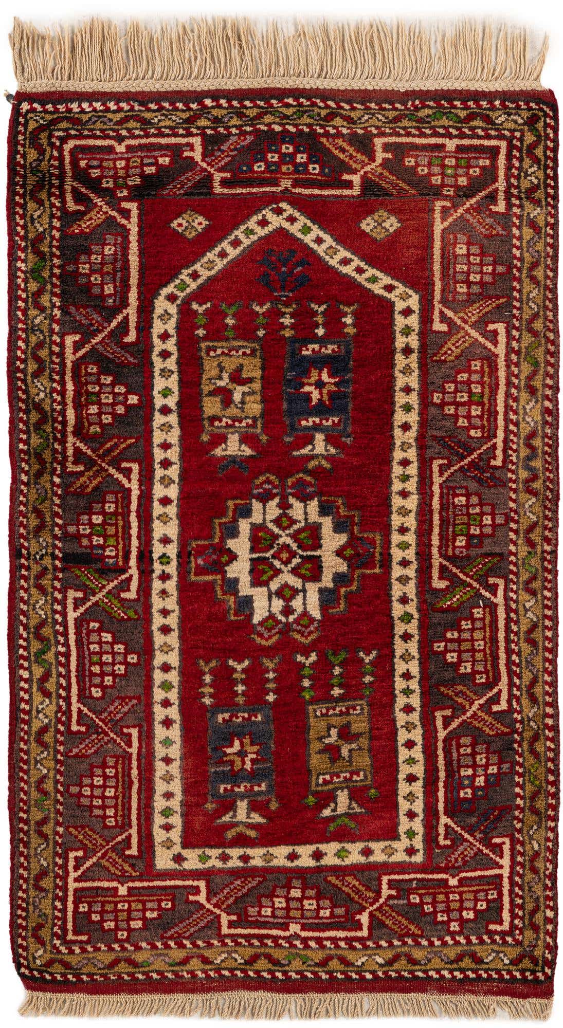 2' 8 x 4' 7 Hand Knotted Anatolian Wool Rug