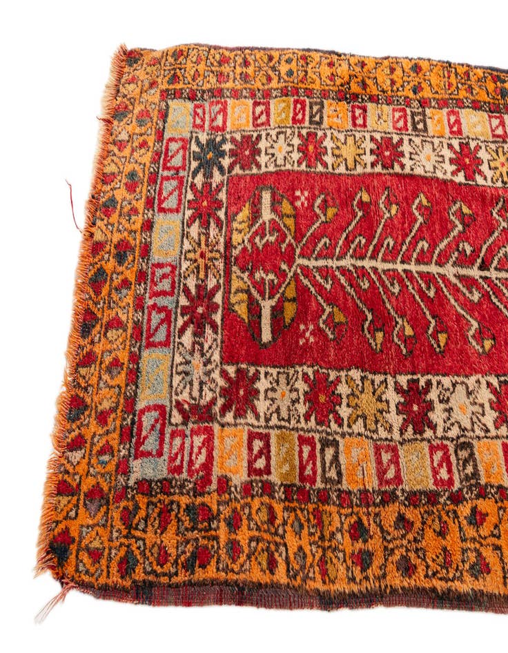 Detail image of 2' 10 x 4' 2  Hand Knotted Anatolian Wool Rug