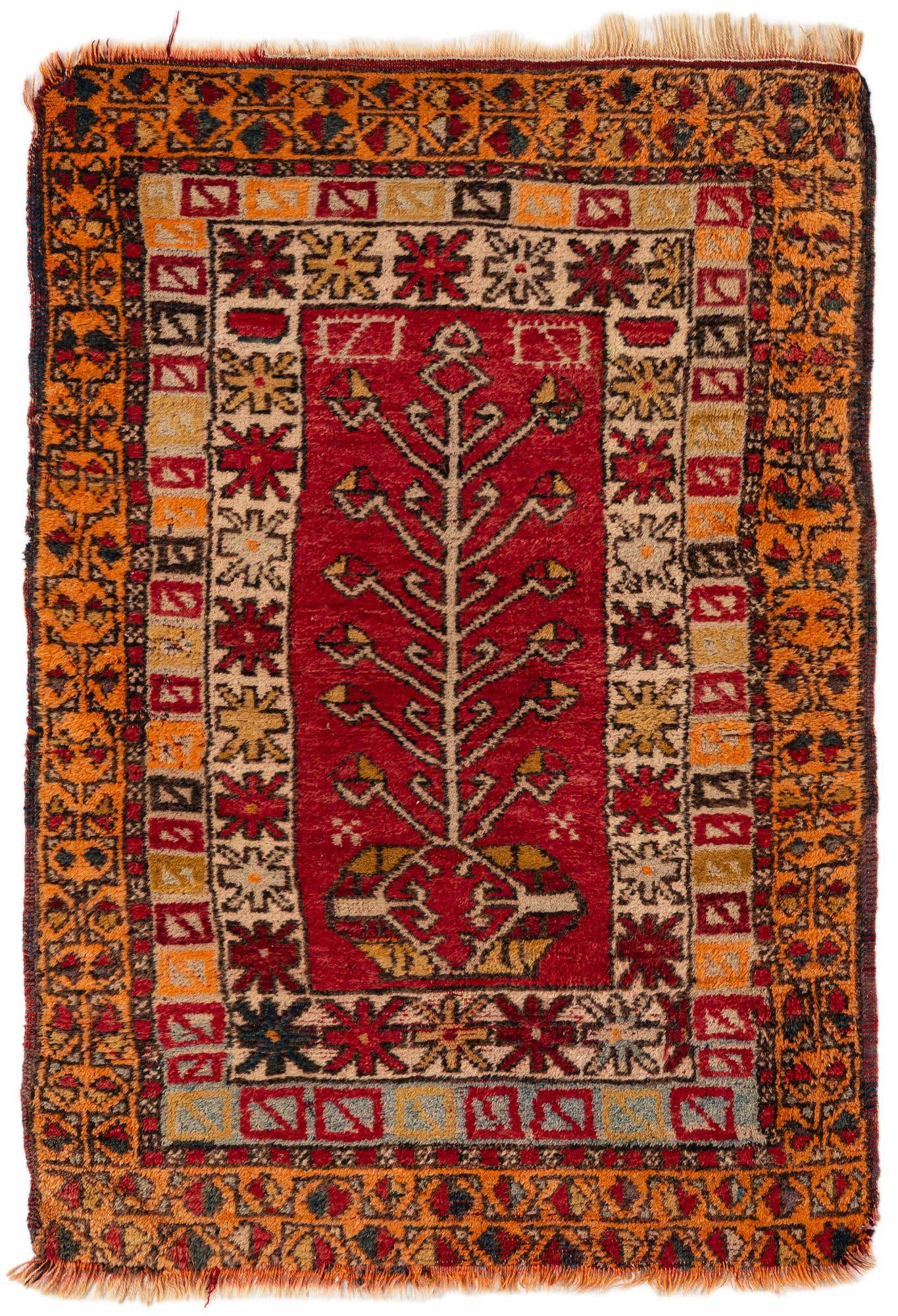 2' 10 x 4' 2 Hand Knotted Anatolian Wool Rug