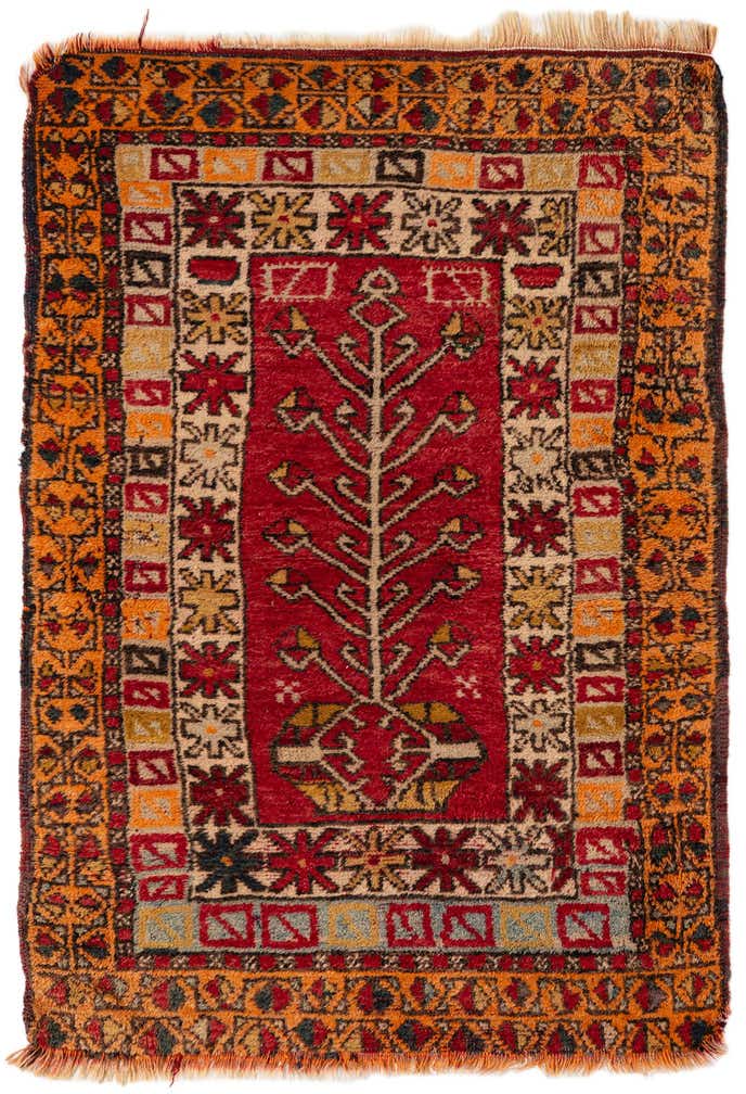 2' 10 x 4' 2 Hand Knotted Anatolian Wool Rug