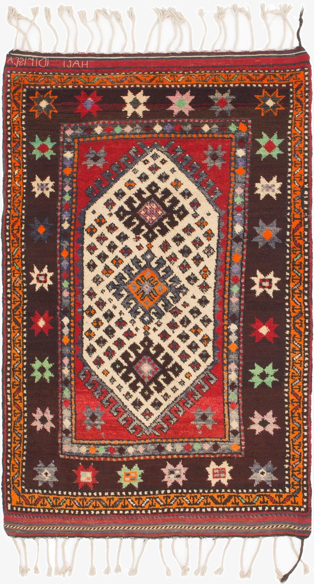 3' 9 x 6' 2  Hand Knotted Anatolian Wool Rug