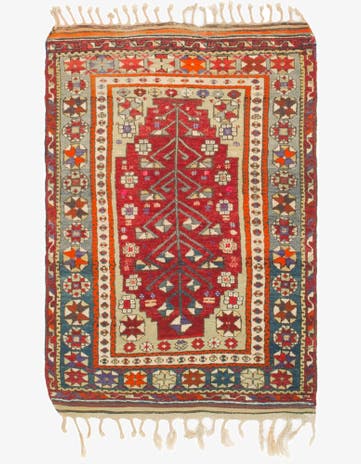 3' 6 x 5' Hand Knotted Anatolian Wool Rug