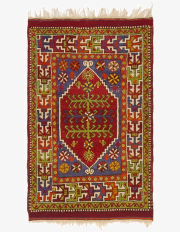 3' x 5' 2 Hand Knotted Anatolian Wool Rug