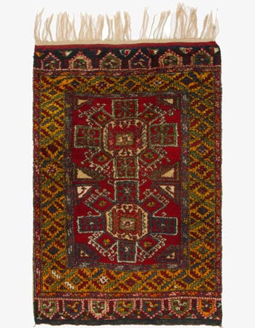 4' 2 x 6' 10 Hand Knotted Anatolian Wool Rug