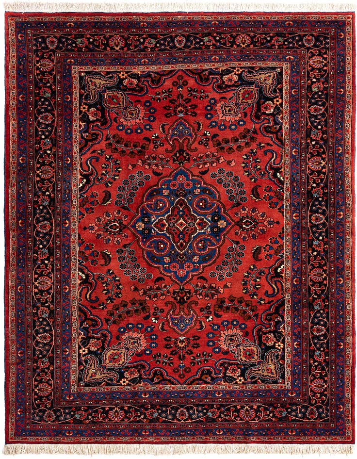 Detail image of 6' 8 x 9' 2 Arak Wool Rug