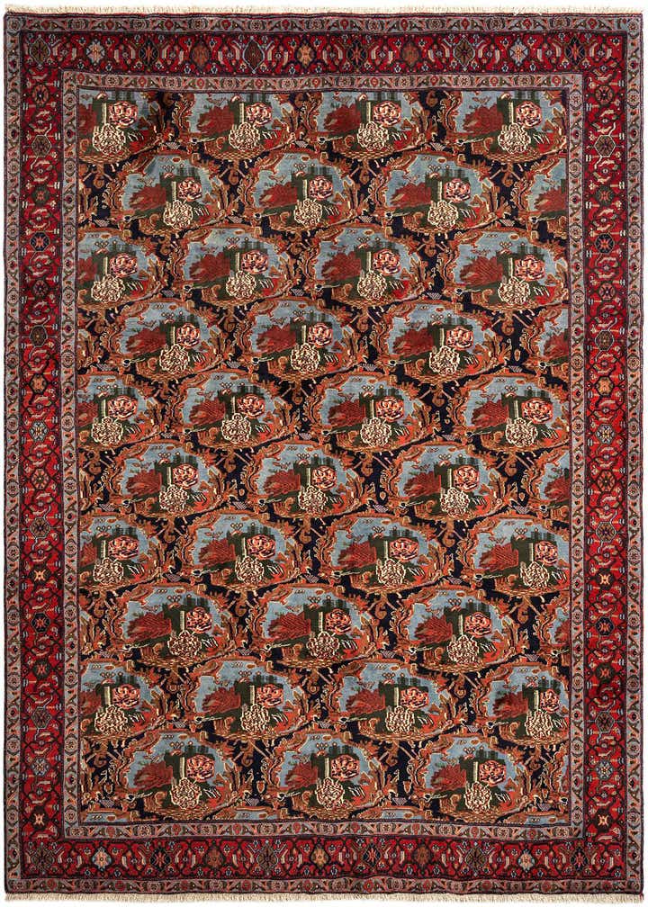 8' x 11' 3 Ardabil Wool Rug