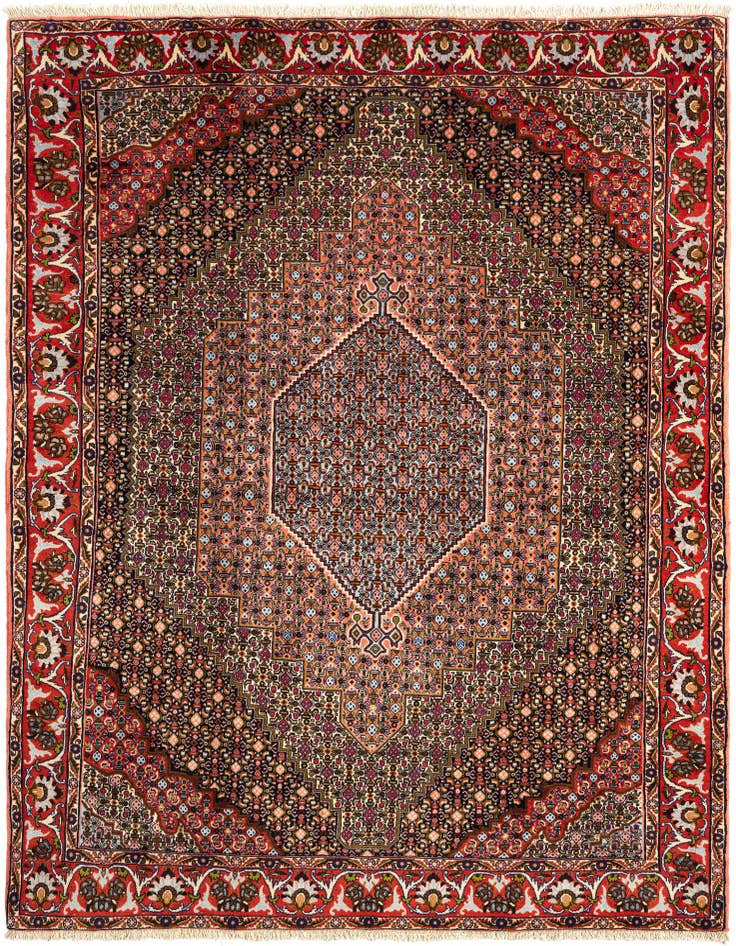 Detail image of 6' 8 x 9' Ardabil Wool Rug