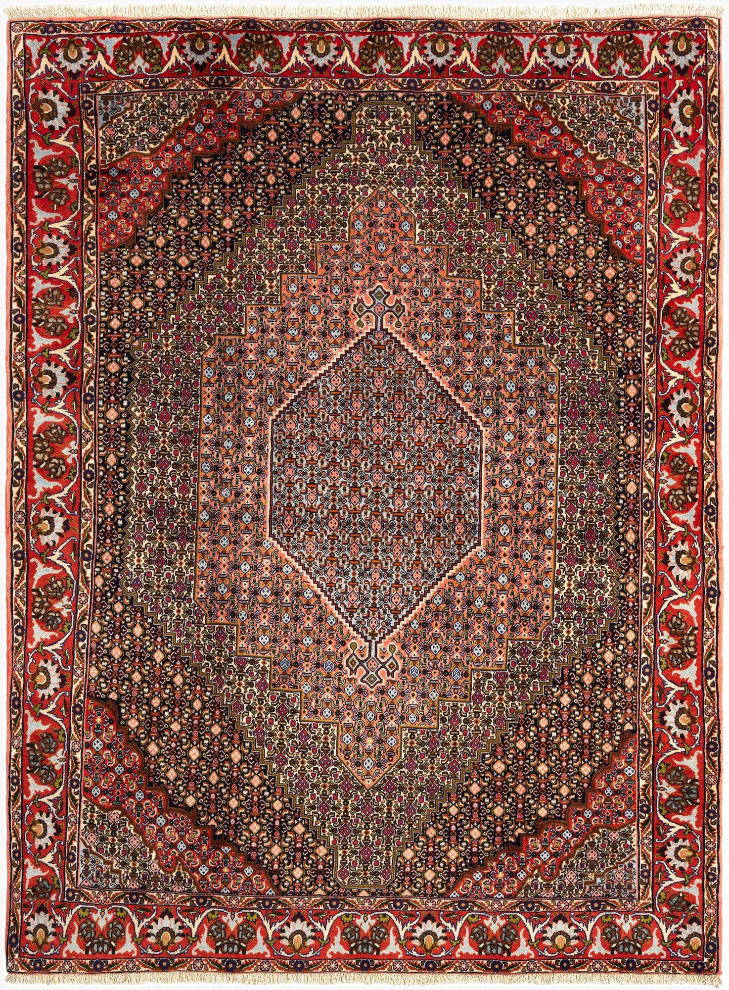 6' 8 x 9' Ardabil Wool Rug