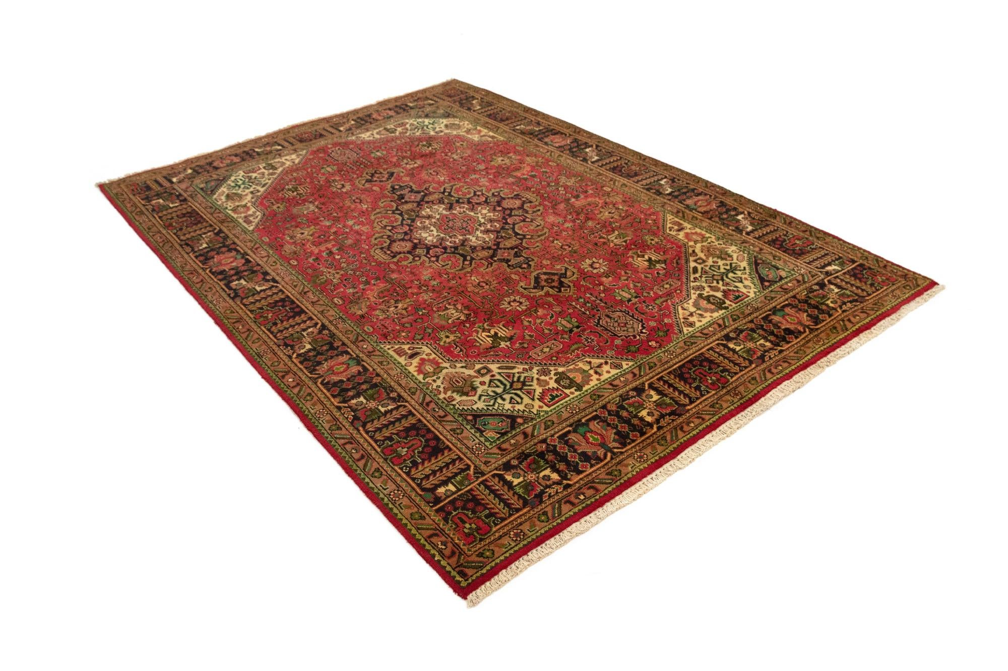 6' 9 x 9' 6 Hand Knotted Ardakan Persian Wool Rug