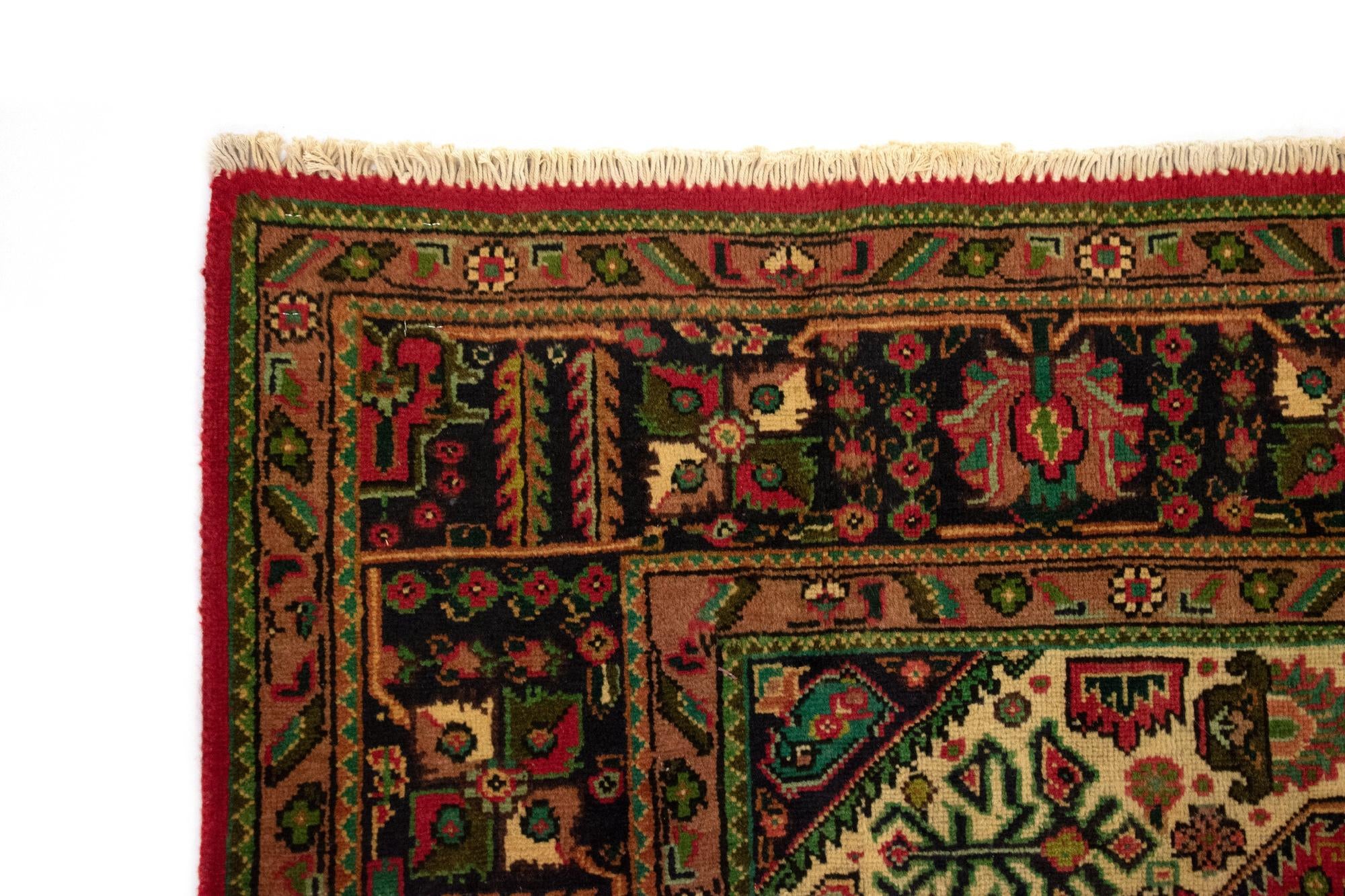 6' 9 x 9' 6 Hand Knotted Ardakan Persian Wool Rug