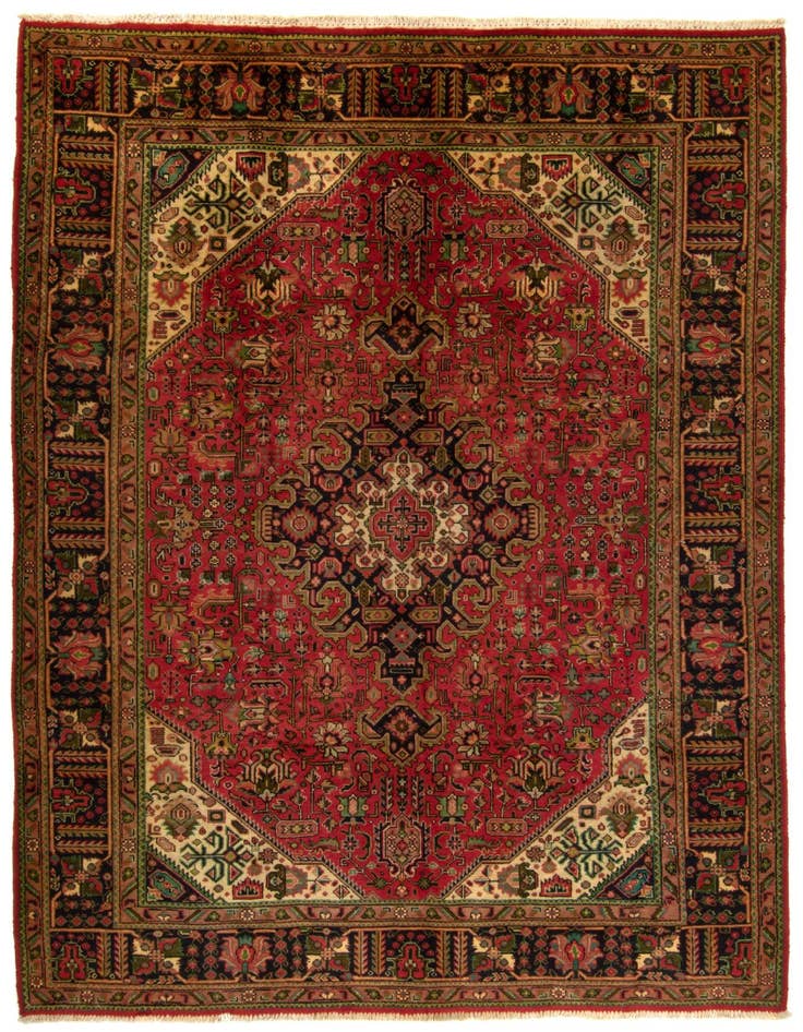 Detail image of 6' 9 x 9' 6 Hand Knotted Ardakan Persian Wool Rug