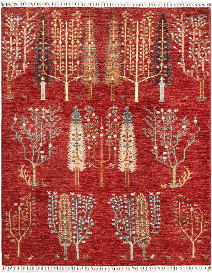 Detail image of 4' 1 x 6' Ariana Wool Rug