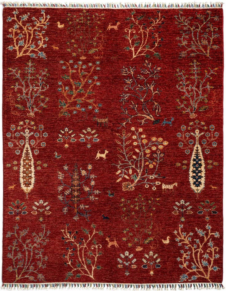 Detail image of 4' 11 x 6' 7 Ariana Wool Rug