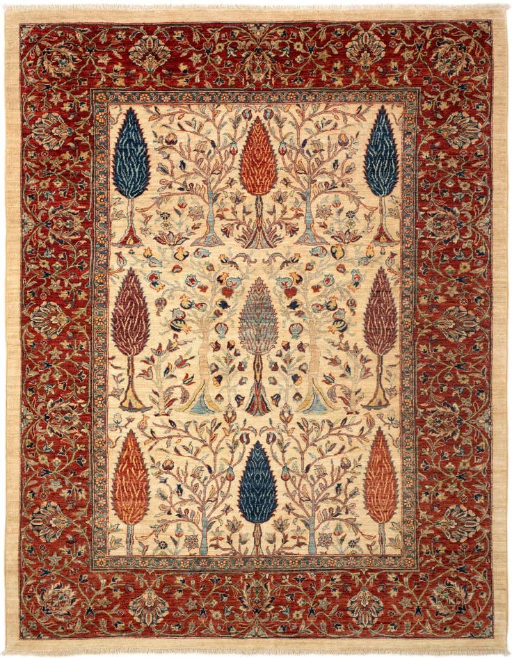 Detail image of 5' 1 x 7' 6 Ariana Ziegler Wool Rug