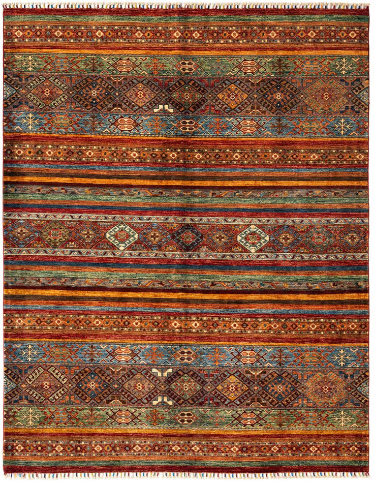 Detail image of 5' 10 x 7' 10 Ariana Ziegler Wool Rug