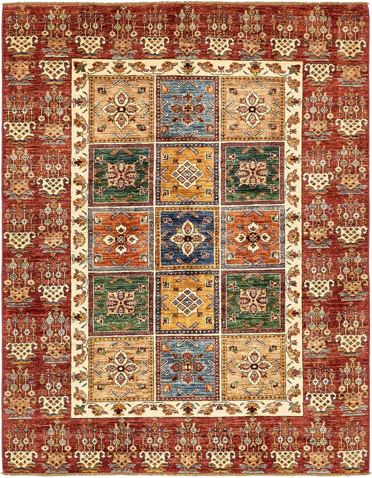 Detail image of 5' 10 x 7' 10 Hand Knotted Ariana Ziegler Rug