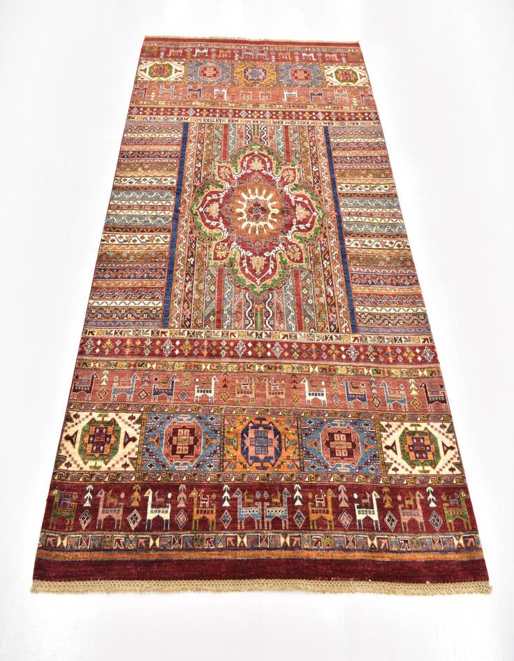 Detail image of 5' 8 x 7' 10  Hand Knotted Ariana Ziegler Rug