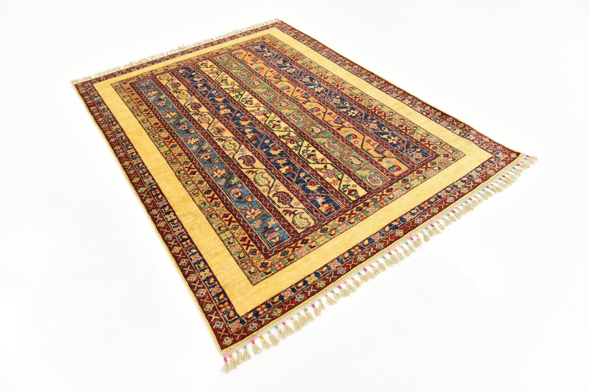 4' 9 x 6' 4 Hand Knotted Ariana Ziegler Rug