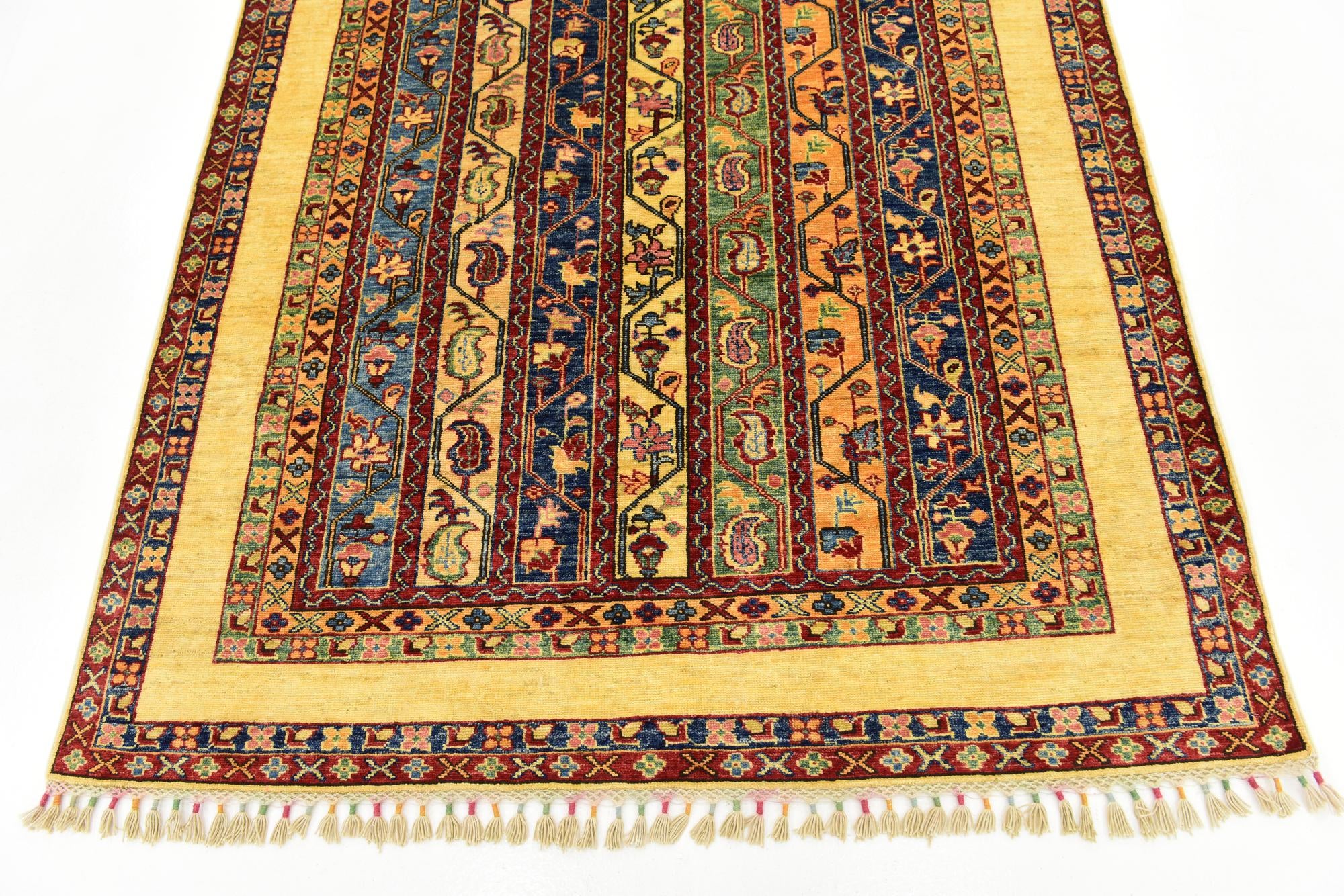 4' 9 x 6' 4 Hand Knotted Ariana Ziegler Rug