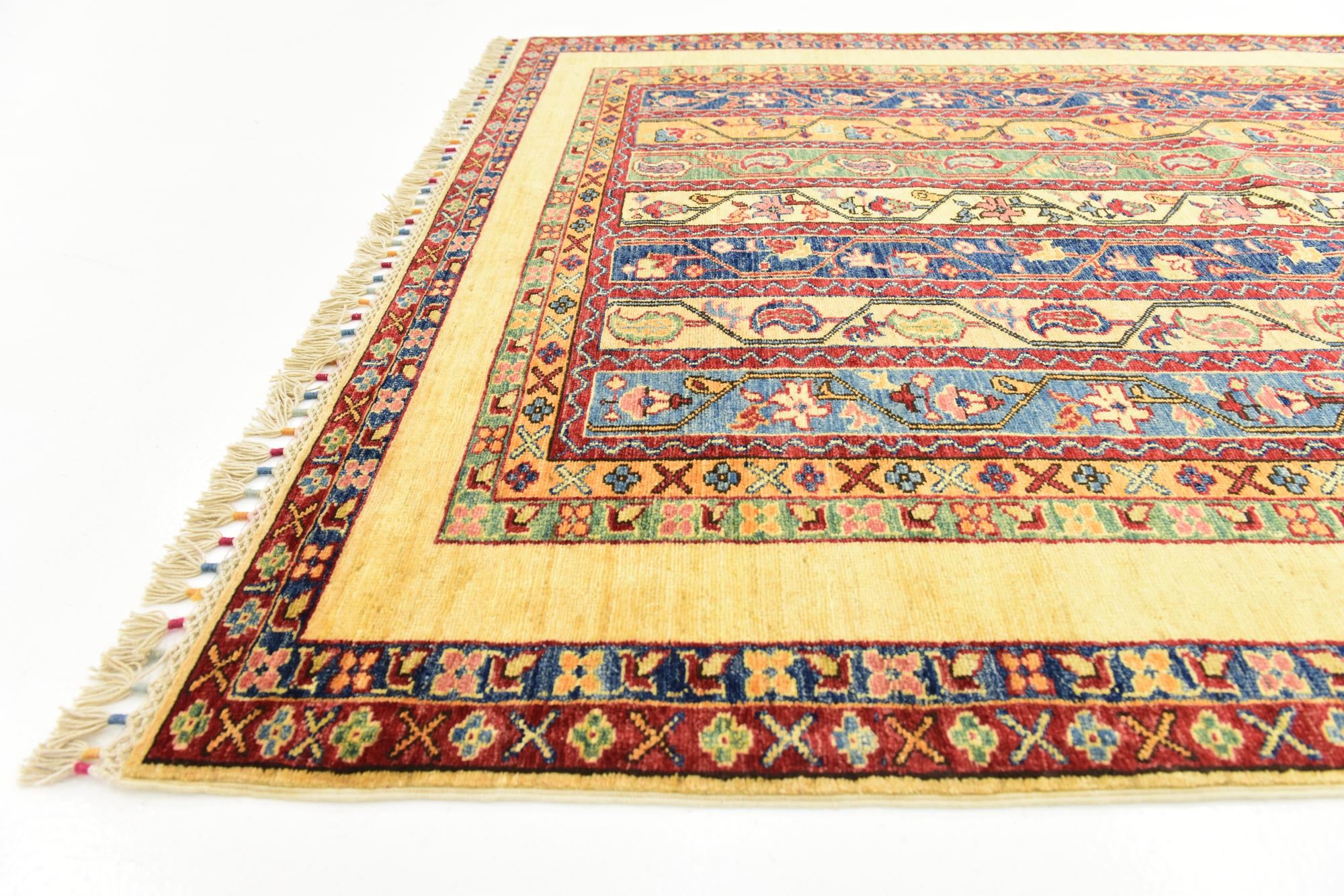 4' 9 x 6' 4 Hand Knotted Ariana Ziegler Rug