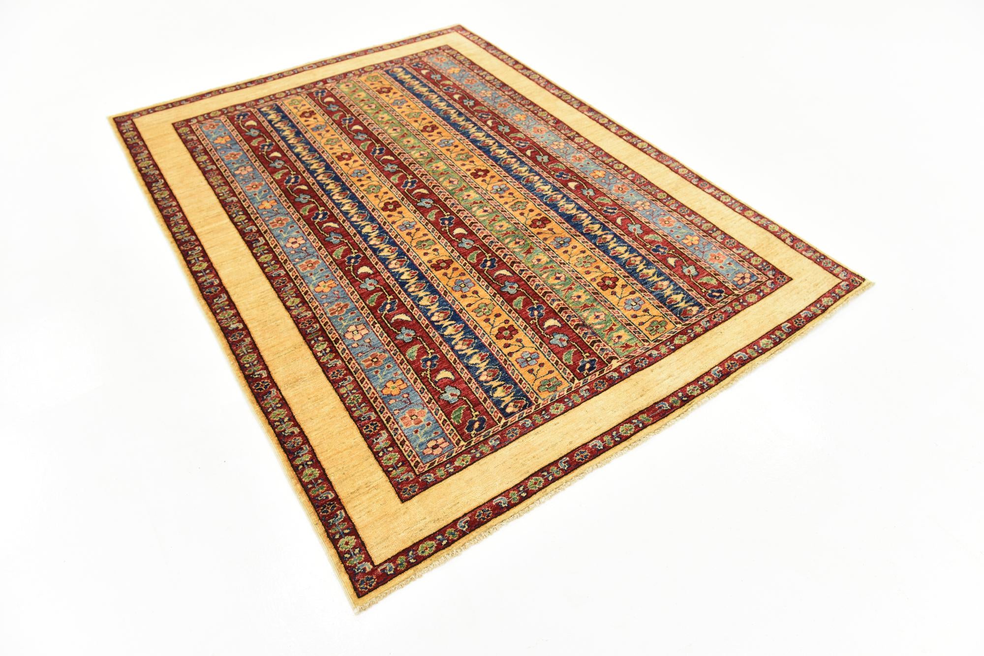 4' 9 x 6' 6 Hand Knotted Ariana Ziegler Rug