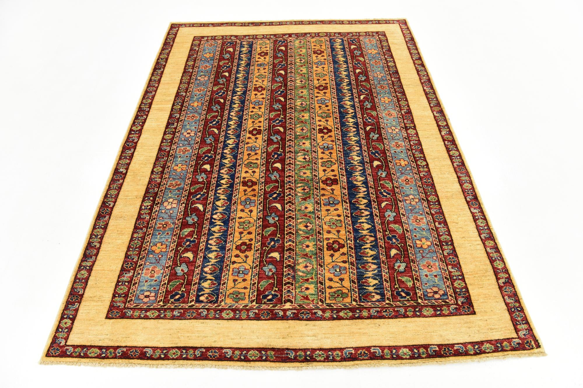 4' 9 x 6' 6 Hand Knotted Ariana Ziegler Rug