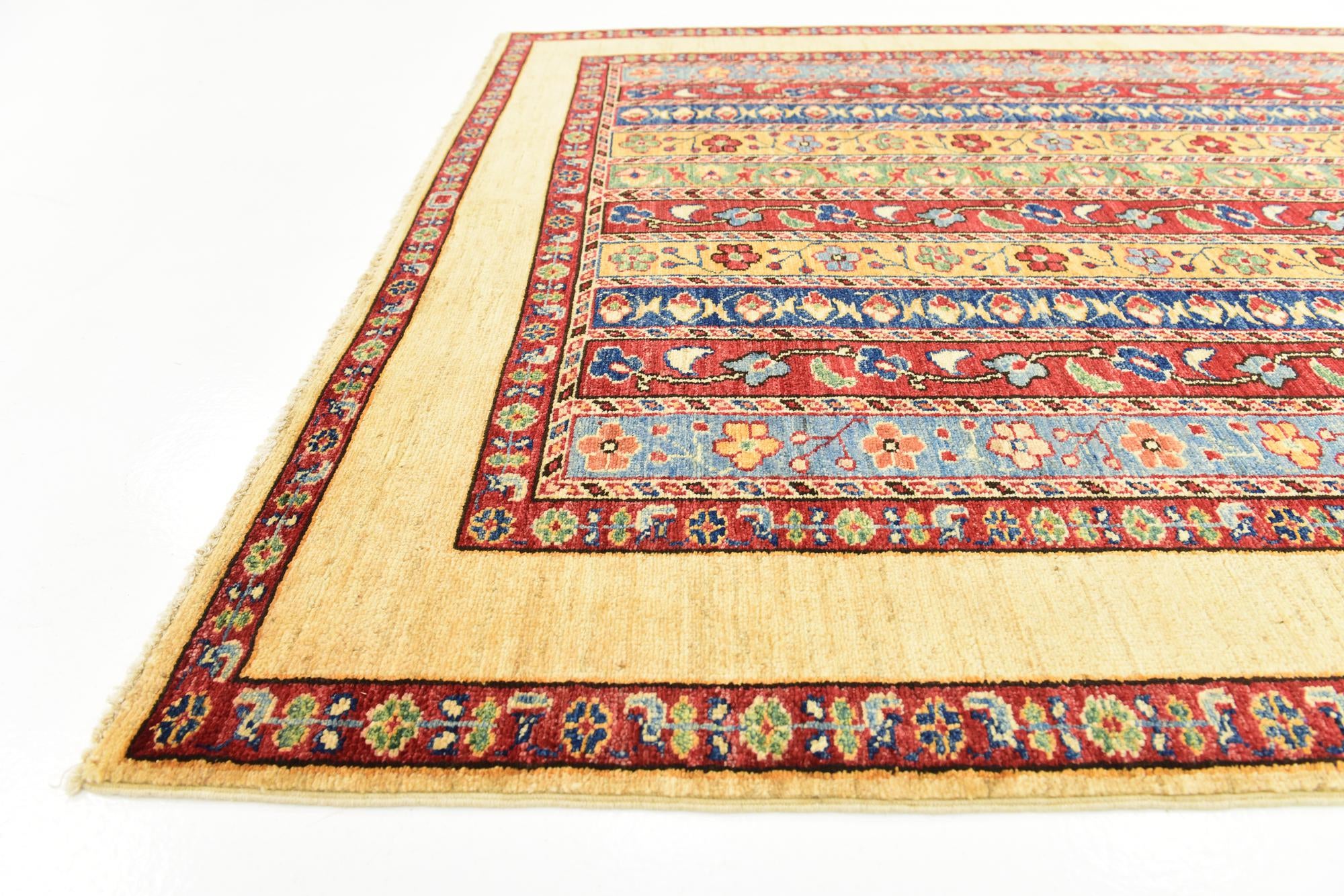 4' 9 x 6' 6 Hand Knotted Ariana Ziegler Rug