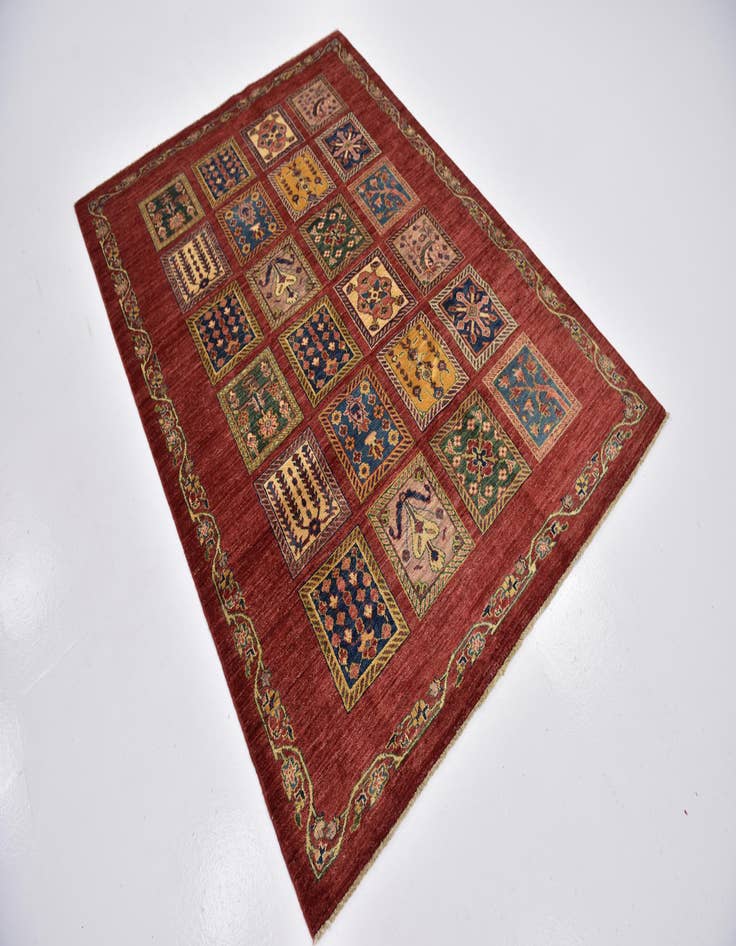 Detail image of 4' 10 x 6' 9  Hand Knotted Ariana Ziegler Rug