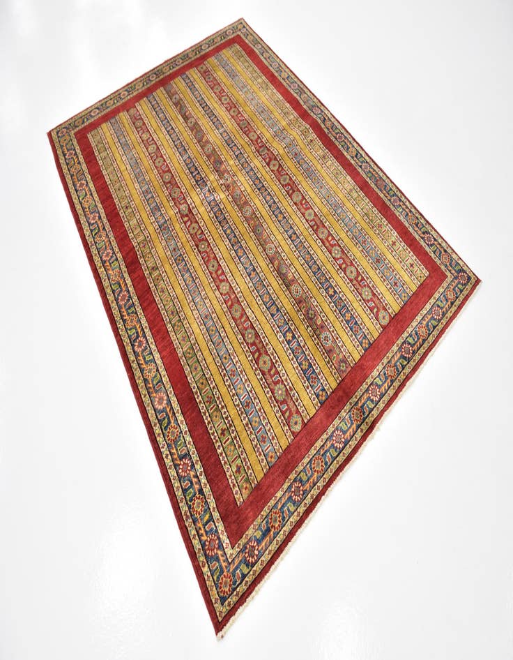 Detail image of 5' 2 x 7' Hand Knotted Ariana Ziegler Rug