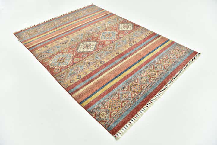 5' 7 x 7' 8 Hand Knotted Ariana Ziegler Rug