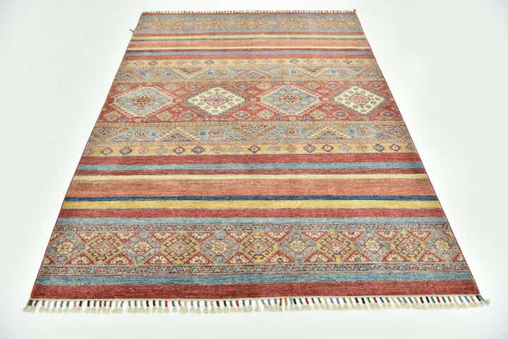 5' 7 x 7' 8 Hand Knotted Ariana Ziegler Rug