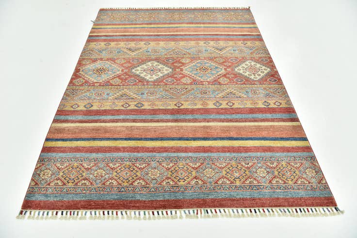 Detail image of 5' 7 x 7' 8 Hand Knotted Ariana Ziegler Rug