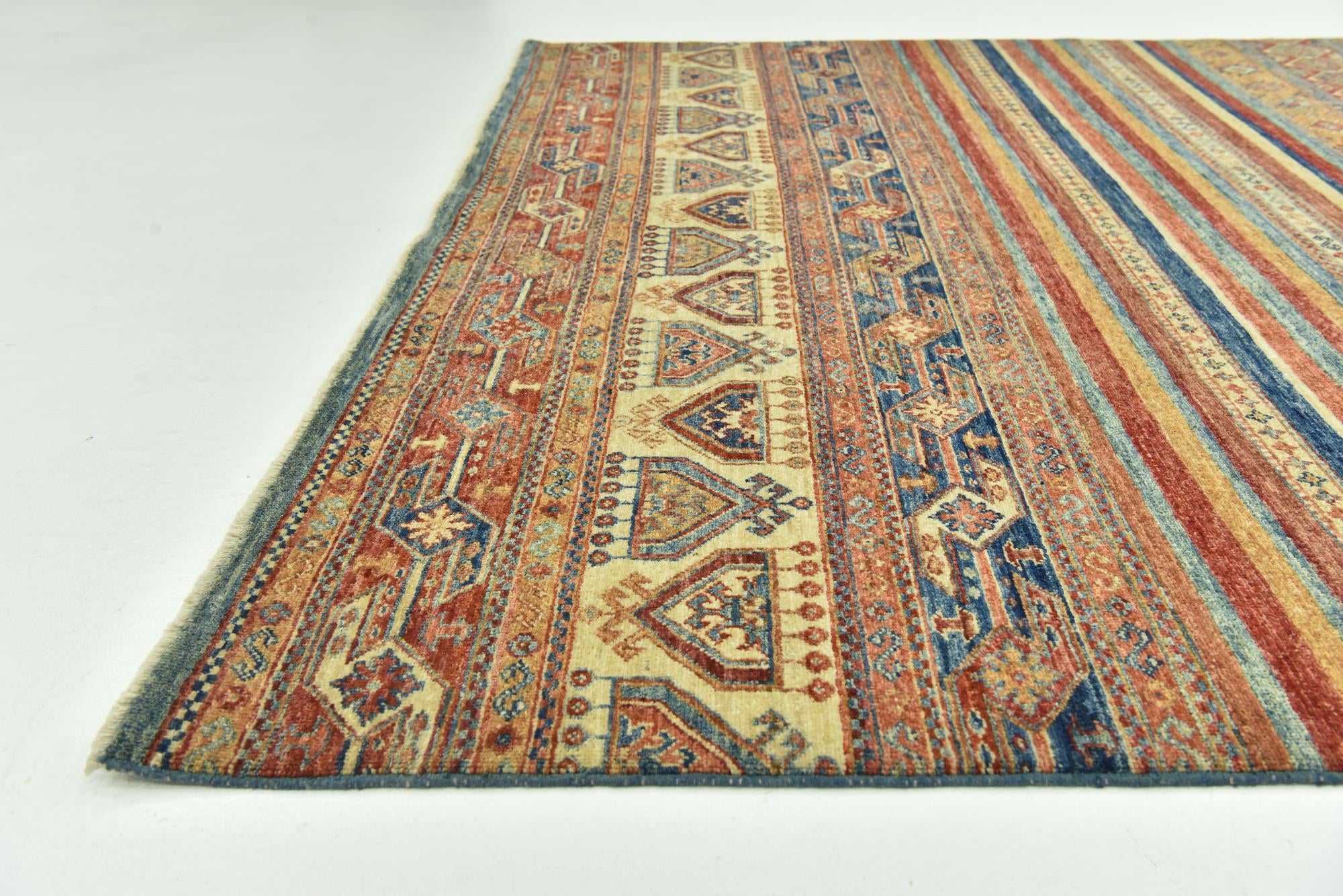 6' 9 x 9' 8 Hand Knotted Ariana Ziegler Rug