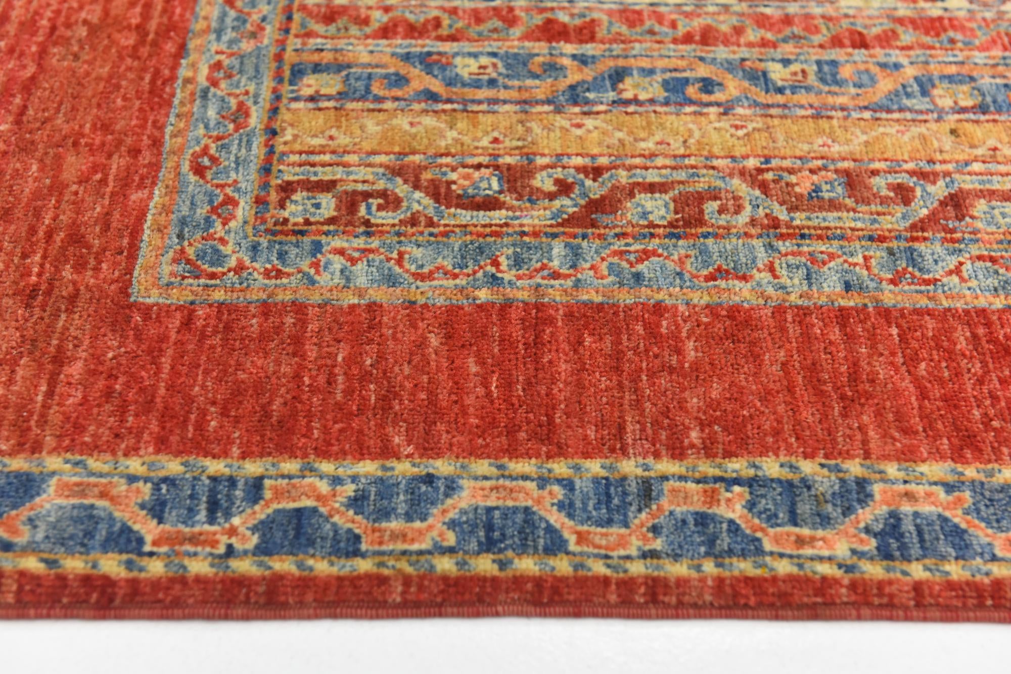 4' 2 x 5' 10 Hand Knotted Ariana Ziegler Rug