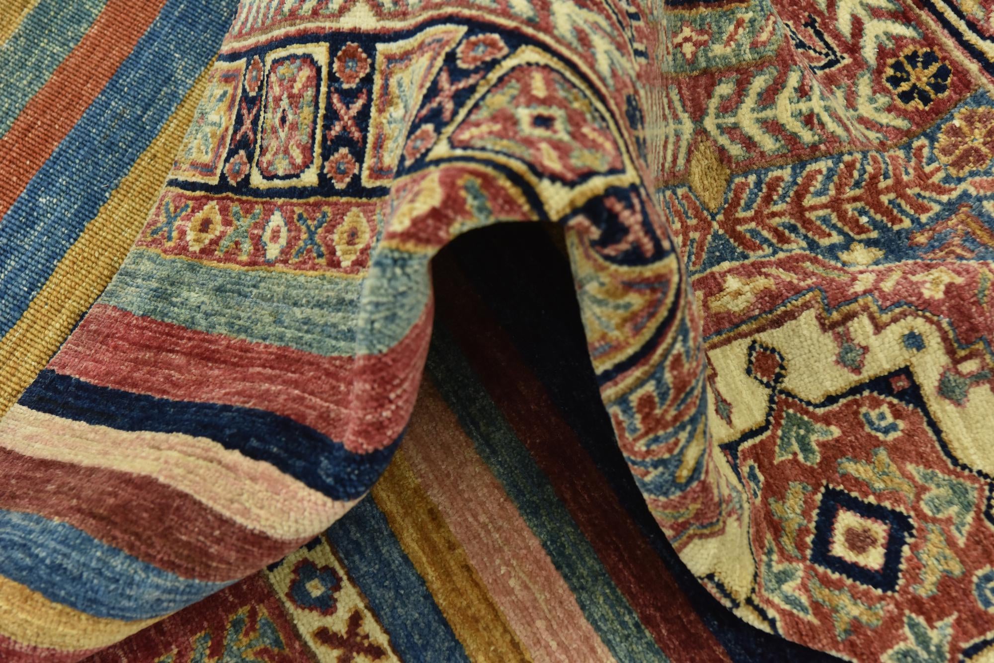 6' 8 x 9' 7 Hand Knotted Ariana Ziegler Wool Rug