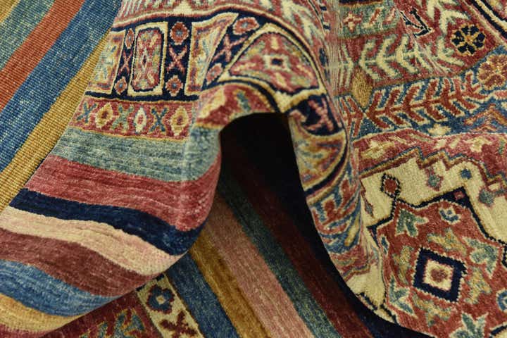 6' 8 x 9' 7 Hand Knotted Ariana Ziegler Wool Rug